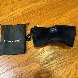 LC-dolida Black Eye Mask with Pouch
